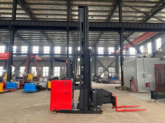 1000kg 3-Way Electric Pallet Stacker 7.5m Lift Height Lead Acid Battery Hydraulic Side Shifter CE Certified for Narrow