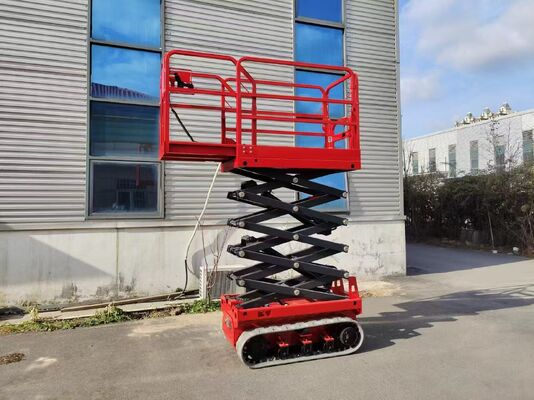 Factory Manufacturer 4m 6m Mini Track Crawler Scissor Lift Aerial Work Platform Scissor Lift Hydraulic Scissor Lifting Machine