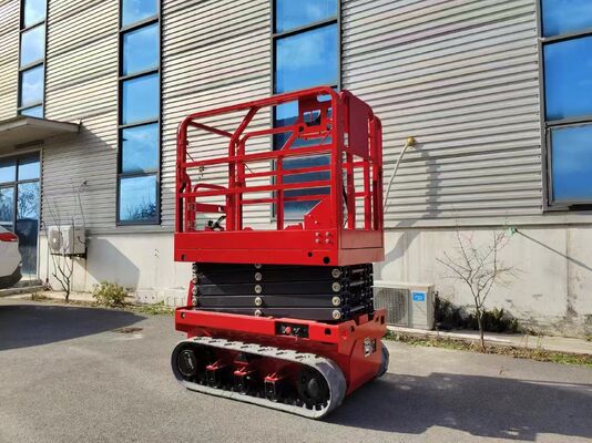Factory Manufacturer 4m 6m Mini Track Crawler Scissor Lift Aerial Work Platform Scissor Lift Hydraulic Scissor Lifting Machine