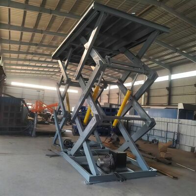 High Quality 4m 6m 4000kg 2000kg Electric Scissor Lift Table Hydraulic Fixed Scissor Car Lift Work Platform for Breeding Farms