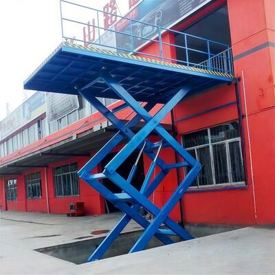 2 Ton Heavy Stationary Fixed Hydraulic Electric Scissor Car Lift Work Platform Transport Elevator Table Price with CE