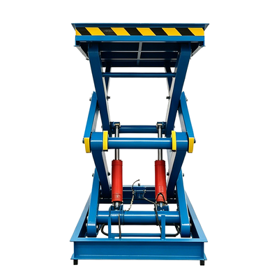 Hydraulic Stationary 1000kg 2000kg Scissor Lift Table Electric Powered Cargo Platform for Industrial Logistics and Factory Assembly