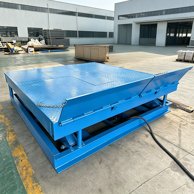 Hydraulic Stationary 1000kg 2000kg Scissor Lift Table Electric Powered Cargo Platform for Industrial Logistics and Factory Assembly