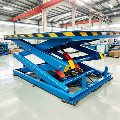 Hydraulic Stationary 1000kg 2000kg Scissor Lift Table Electric Powered Cargo Platform for Industrial Logistics and Factory Assembly