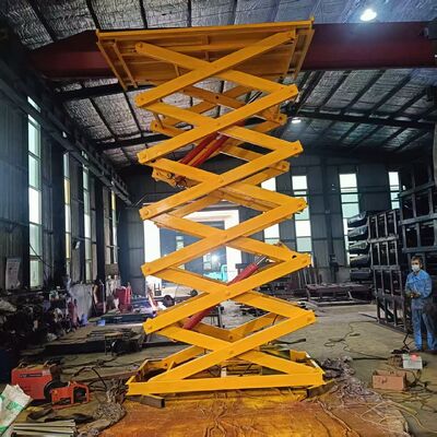 1000kg 1500kg 2000kg Heavy Duty Stationary Fixed Hydraulic Electric Scissor Car Lift Hydraulic Lifting Platforms