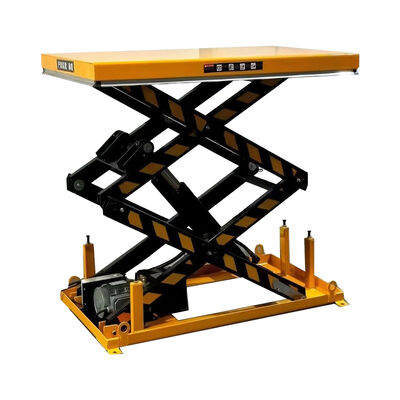 Factory Direct 3.5ton Fixed Electric Hydraulic Super Thin Scissor Lifting Platforms with CE Certification 1000-4000mm Lifting Height