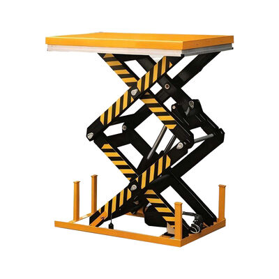 Factory Direct 3.5ton Fixed Electric Hydraulic Super Thin Scissor Lifting Platforms with CE Certification 1000-4000mm Lifting Height