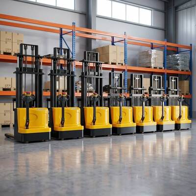 Hot Selling Walk Behind Electric Hydraulic Stacker 1.5ton 2ton Electric Forklift Stacker Electric Pallet Stacker