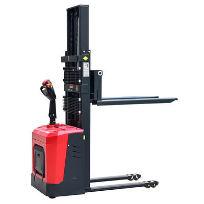 1.5T Electric Walkie Stacker Hot Selling All Terrain Electric Hydraulic Lifting Pallet Truck up to 3000mm Cargo Pallet Stacker Truck