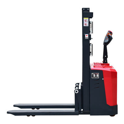 1.5T Electric Walkie Stacker Hot Selling All Terrain Electric Hydraulic Lifting Pallet Truck up to 3000mm Cargo Pallet Stacker Truck
