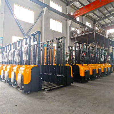 Fully Electric Stacker 1.5 Ton 2 Ton Hydraulic Lift Material Handling Walking Electric Pallet Stacker Forklifts