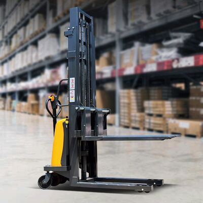 Fully Electric Hydraulic Pallet Stacker New 1.5 Ton Capacity 2.5M & 3M Lifting Warehouse Stacking Machine Electric Stackers