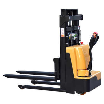 Full Electric Self Lifting Hydraulic Pallet Stacker 2000 kg New Hydraulic Forklift Standing Type Electric Pallet Stackers