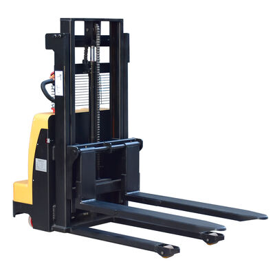 Full Electric Self Lifting Hydraulic Pallet Stacker 2000 kg New Hydraulic Forklift Standing Type Electric Pallet Stackers