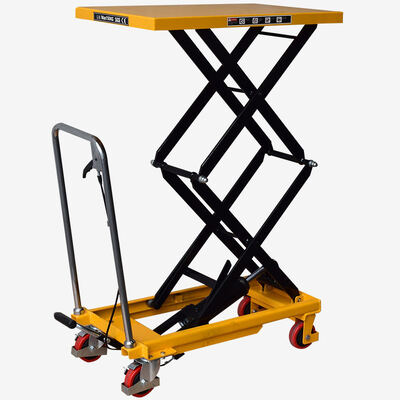 150kg 300kg 500kg Manual Hydraulic Scissor Lift Platform Trolley Best Price Foldable and Portable Hand Hydraulic Scissor Lifting Tables