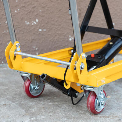 Warehouse Movable Hand Manual Scissor Lifting Platforms 500kg 800kg 1000kg 1500kg Hydraulic Hand Lift Tables Manual Lifting Tables