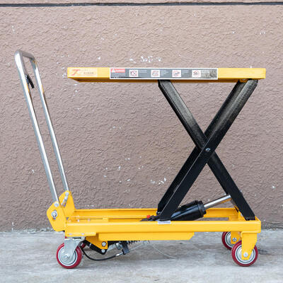 Warehouse Movable Hand Manual Scissor Lifting Platforms 500kg 800kg 1000kg 1500kg Hydraulic Hand Lift Tables Manual Lifting Tables