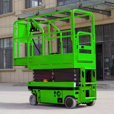 4M 6M 8M 10M 12M 14M Warehouse Electric 220V 380V Self Propelled Towable Scissor Lift Portable Aerial Work Platform Hydraulic Scissor Lifting Platforms