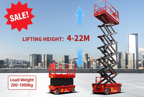 4-18M Towable Work Platforms Automatic Electric Industrial Scissor Lifts Aerial Work Mobile Electric Hydraulic Scissor Lifting Platforms