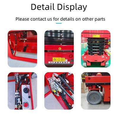 4-18M Towable Work Platforms Automatic Electric Industrial Scissor Lifts Aerial Work Mobile Electric Hydraulic Scissor Lifting Platforms