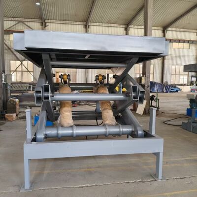 Customized 4000kg Stationary Electric Hydraulic Scissor Hoist Effective Car Lifting Platforms 4t Fixed Electric Scissor Lifting Capacity Stainless Steel 4m Platform Height