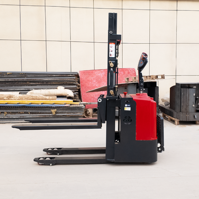 Stand 4M 2M Lift Height Stacker Forklifts Full Electric Self Lifter Hydraulic Pallet Stacker Pallet Truck 1-3T Equipped With Lead Acid Battery