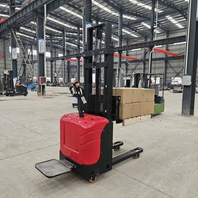 1500kg 2000kg Double Lifting Electric Pallet Stacker Electric Forklift Electric Stacker Hydraulic Loading and Unloading Vehicle