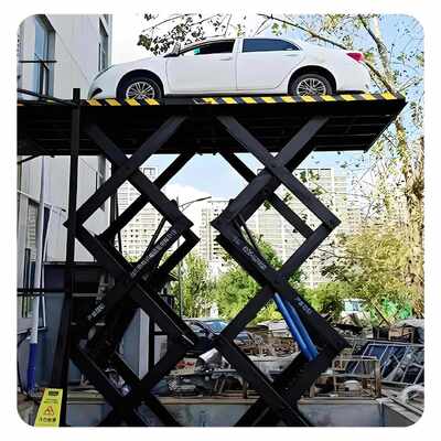 Professional 1000kg 2000kg 3000kg Capacity Stationary Scissor Lifting Platforms Electric Hydraulic Stationary Electric Scissor Lift Car Lift Tables