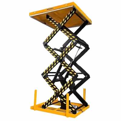 Professional 1000kg 2000kg 3000kg Capacity Stationary Scissor Lifting Platforms Electric Hydraulic Stationary Electric Scissor Lift Car Lift Tables