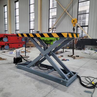 Customized 500kg 1000kg 2000kg Load Fixed Hydraulic Scissor Lifting Platforms With Electric-Powered System Unloading Tables Fixed Hydraulic Scissor Steel Lifting Platforms