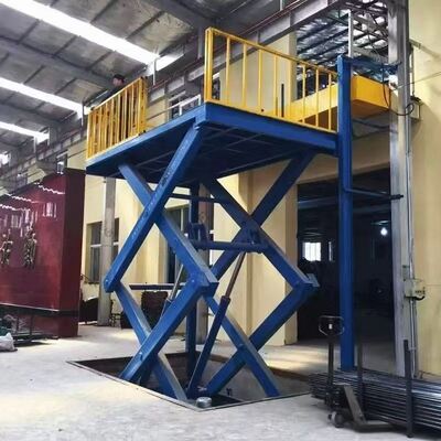 Customized 1M-5M 1000-5000kg European CE Standard Stationary Electric Scissor Hydraulic Steel Lifting For Restaurant & Hotels Remote Control