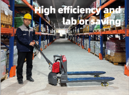 1500KG 2000KG New Portable Hydraulic Electric Forklift Hand Pallet Truck Jacks 24V Motor Electric Pallet Jack Workshop CE Approved