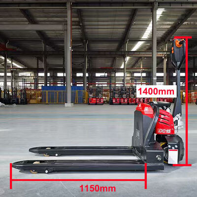 1500KG 2000KG New Portable Hydraulic Electric Forklift Hand Pallet Truck Jacks 24V Motor Electric Pallet Jack Workshop CE Approved