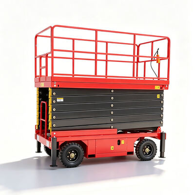 4-18M Multi-specification Towable Mobile Scissor Lift Platform Hydraulic Self Propelled Aerial Work Machine Global Fast Delivery