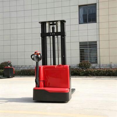 Heavy Duty Hydraulic Pallet Stacker Electric Powered 1.5 Ton 3.5m Walking Type Full Electric Pallet Stacker Lift Forklifts for Logistics