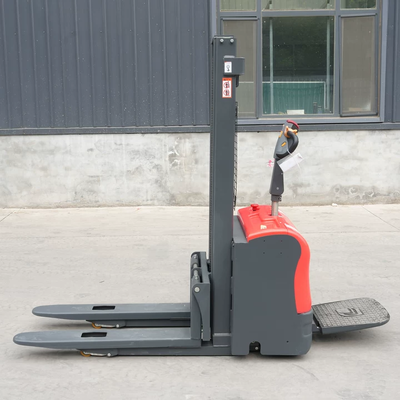 Ce Electric Forklift Hydraulic Stand-On Full Electric Stacker 2m 3m 4m 5m Electric Hydraulic Pallet Stacker Pallet Lifter