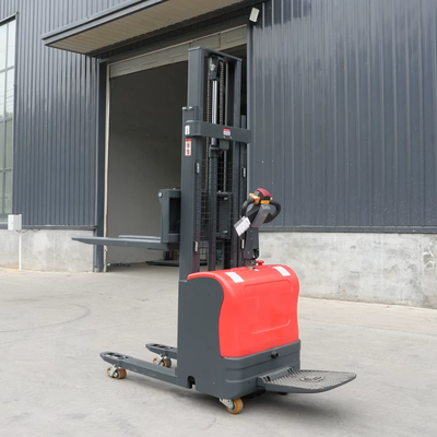 Ce Electric Forklift Hydraulic Stand-On Full Electric Stacker 2m 3m 4m 5m Electric Hydraulic Pallet Stacker Pallet Lifter