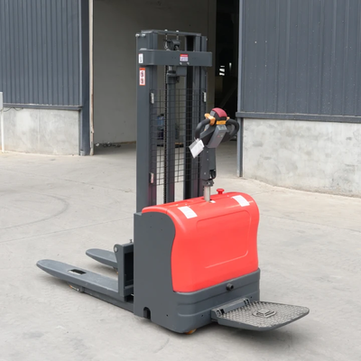 Ce Electric Forklift Hydraulic Stand-On Full Electric Stacker 2m 3m 4m 5m Electric Hydraulic Pallet Stacker Pallet Lifter