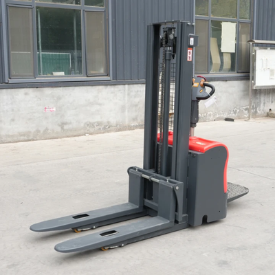 Ce Electric Forklift Hydraulic Stand-On Full Electric Stacker 2m 3m 4m 5m Electric Hydraulic Pallet Stacker Pallet Lifter
