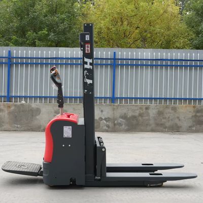 Ce Electric Forklift Hydraulic Stand-On Full Electric Stacker 2m 3m 4m 5m Electric Hydraulic Pallet Stacker Pallet Lifter