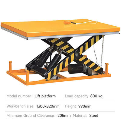 High Strength Electric Hydraulic Auto Vertical Lifting Platform 1000kg 2000kg 3000kg Scissor Lift Steel Construction Folding Legs Customizable