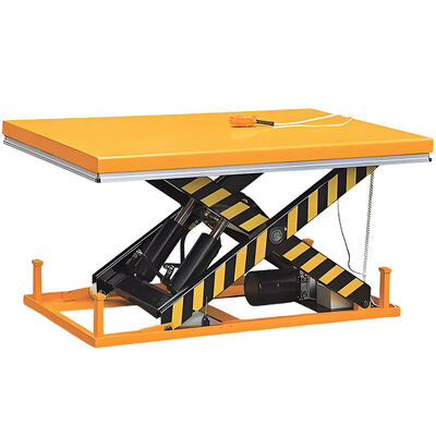 High Strength Electric Hydraulic Auto Vertical Lifting Platform 1000kg 2000kg 3000kg Scissor Lift Steel Construction Folding Legs Customizable