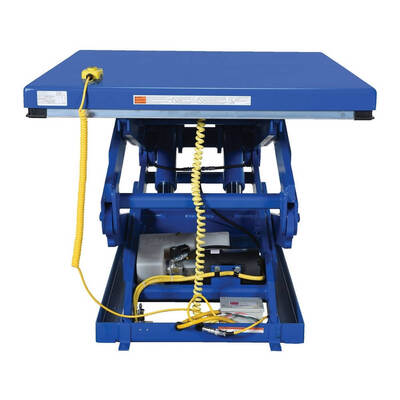 High Level Fixed Electric Stationary Freight Warehouses Cargo Goods Elevator Scissors Work Lifting Platforms Hydraulic Lifts Tables