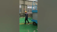 4-18m Semi Electric Aerial Work Scissor Lifting Platform