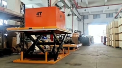 Customized Rated Loading Capacity 4 Ton Fixed Electric Hydraulic Scissor Lifting Platform
